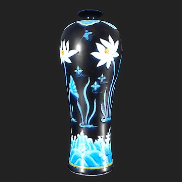 蓝瓷花瓶